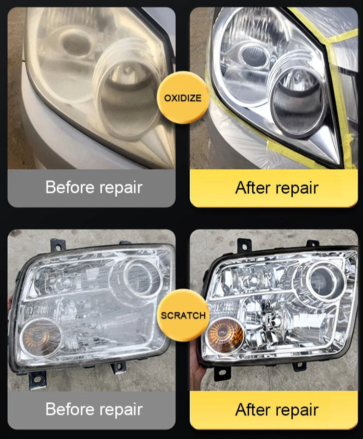 Headlight Restore Liquid Renovation Repair Liquid Car Detailing Headlight Lens Restorer Car Polish Cleaner Headlamp Repair